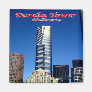 zAU056 MELBOURNE, EUREKA TOWER, Australië, Fridge Magneet