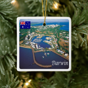 zAU098 DARWIN, Australië, Oceanië, Keramisch Ornament