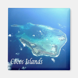 zAU101 COCOCOS ISLAND, Australië, Oceanië, Fridge Magneet