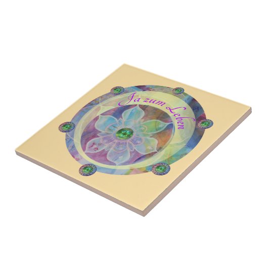 Zauber - tegeltje (Zijkant)