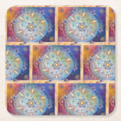 Zauber - Untersetzer Vierkante Kartonnen Onderzetter (Voorkant)