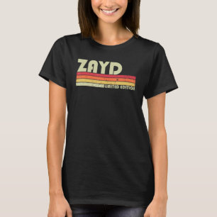 ZAYD Gift Naam Gepersonaliseerde Grappige Retro  B T-shirt