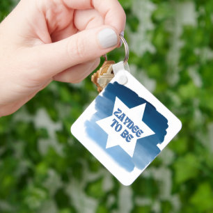 "Zaydee to be" Grappige nieuwe joodse opa Waterver Sleutelhanger