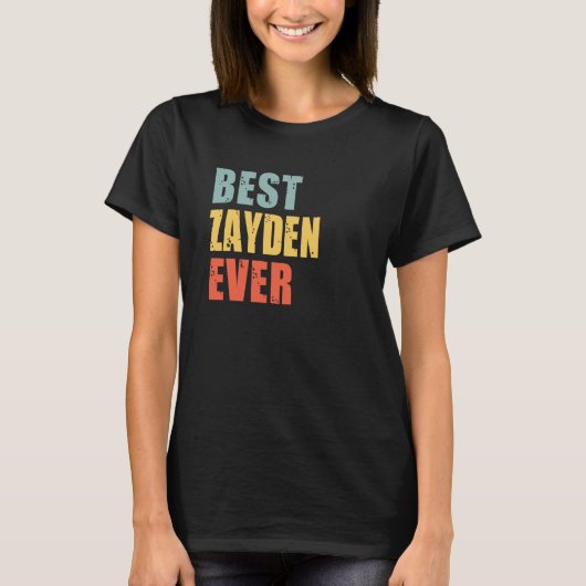Zayden Best Ever Zayden T-shirt (Voorkant)