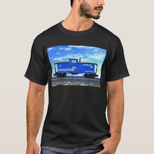 ZAZ420 Blue Caboose T-shirt (Voorkant)