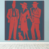 Zazous Gift Label Canvas Afdruk (Insitu (Houten vloer))