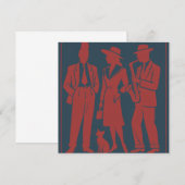 Zazous Gift Label Kaart (Voorkant / Achterkant)