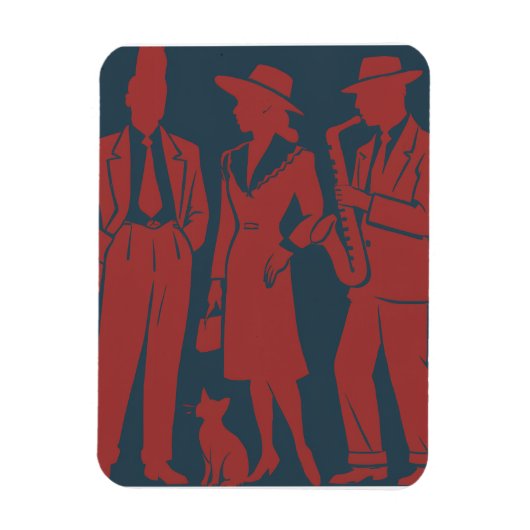 Zazous Gift Label Magneet (Verticaal)