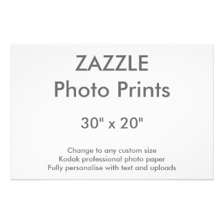 Zazzle Aangepast 30 x 20-inch foto afdrukken 76 x  Afdruk