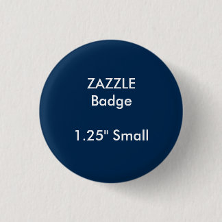 ZAZZLE Aangepast, gedrukt 1,25-inch kleine ronde b Ronde Button 3,2 Cm