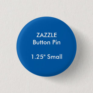 ZAZZLE Aangepaste 1,25-inch Small Round Button Pin