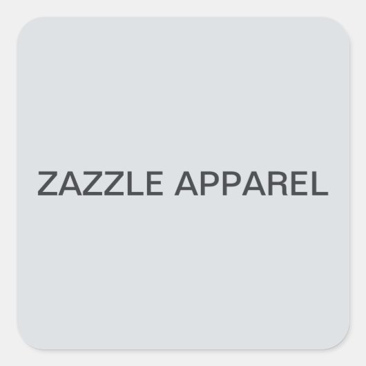 Zazzle Apparel Variété Ébauche autocollant (Devant)