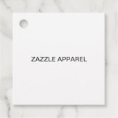 Zazzle Apparel Variety Draft label (Voorkant)