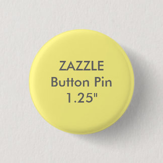 Zazzle Blank Button 1 1/4-inch Pin BLEEK GEEL