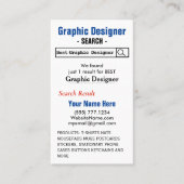 Zazzle Carte de visite (Devant)