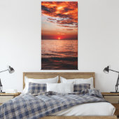 Zazzle ciel mer soleil toile imprimé (Insitu(Chambre))