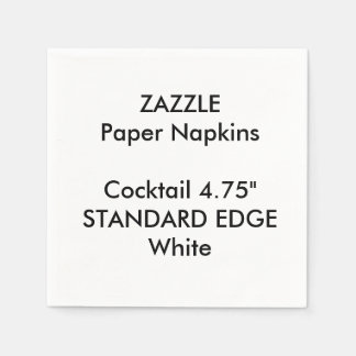 ZAZZLE Custom Plain Edge Cocktail Papieren servett Servetten