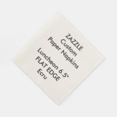 Zazzle Custom Plain Edge Luncheon Papieren servett Servet (Hoek)