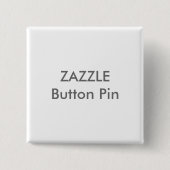 Zazzle Custom Square Button Pin Blank Sjabloon (Voorkant)