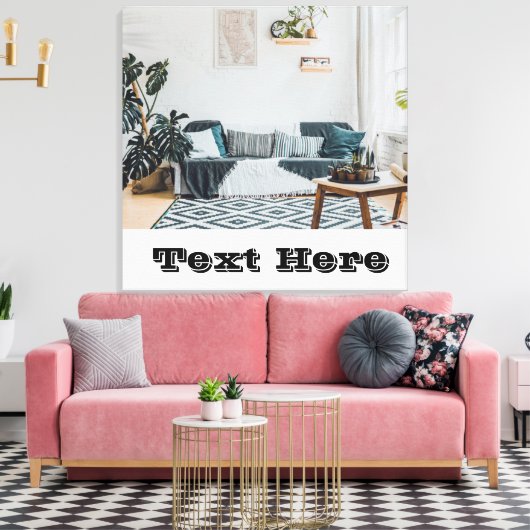 Zazzle Decals Canvas Afdruk (Insitu (Woonkamer))