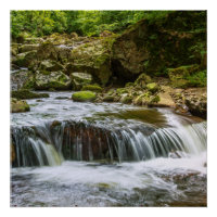 Zazzle eau peinture à poster naturel