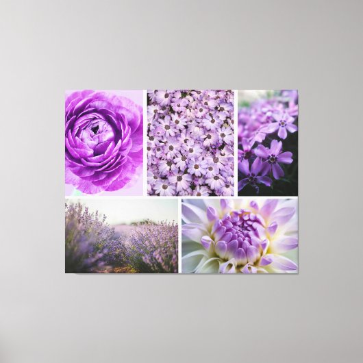 Zazzle fleurs peinture de toile (Recto)