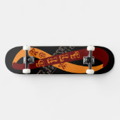 Zazzle Fonts alleen Skateboard (Horizontaal)