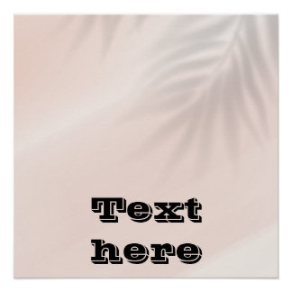 Zazzle glanzende verf perfect poster