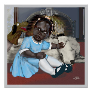 Zazzle Glossy Voltooid Poster: Gods Baby-pop Perfect Poster