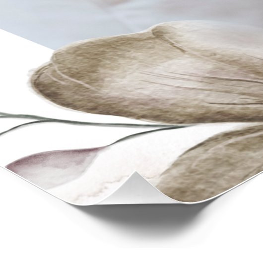 Zazzle houdt van vrede en glanzend poster perfect poster (Hoek)