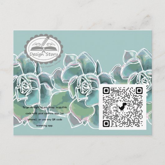 Zazzle invitation card to new shop (Devant)