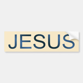 ZAZZLE_Jesus Bumpersticker