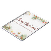 Zazzle Joyeux Carnet de Noël (Côté gauche)