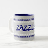Zazzle Me Blue Mug (Devant gauche)