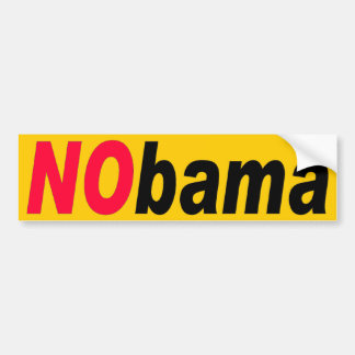 ZAZZLE NObama3 Bumpersticker