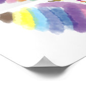 Zazzle-palet testen poster (Hoek)