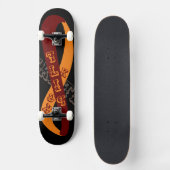 Zazzle Polices seulement Skateboard (Recto)