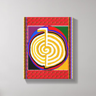 Zazzle Sale FineArt Reiki Masters Karuna Symbolen Canvas Afdruk