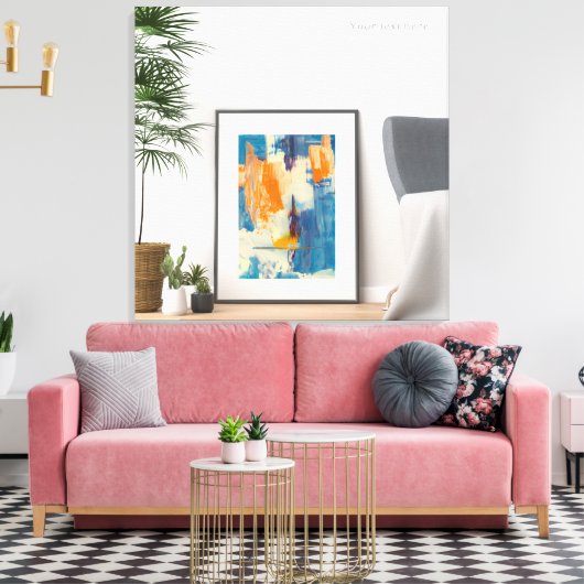 Zazzle toile abstraite (Insitu(Salon))