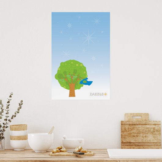 Zazzle Tree Poster (Keuken)