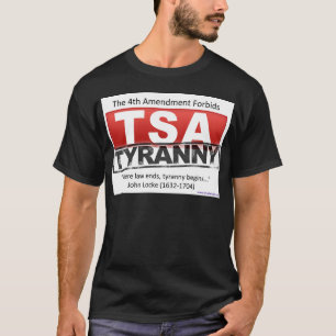 Zazzle TSA Tyranny Afbeelding T-shirt