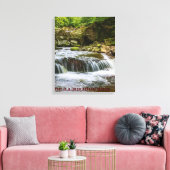 Zazzle waterschilderverf canvas afdruk (Insitu (Woonkamer))