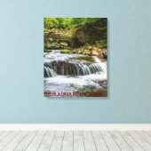 Zazzle waterschilderverf canvas afdruk (Insitu (Houten vloer))