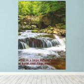 Zazzle waterschilderverf canvas afdruk (Insitu (Houten vloer))