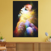 Zazzle Woman canvas Afdruk (Insitu (Woonkamer))