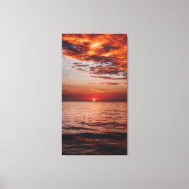 Zazzle zee zon canvas afdruk