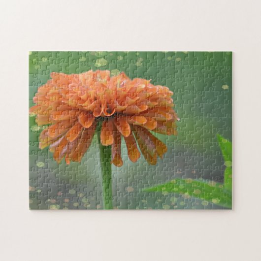 Zazzled Zinnia Puzzle (Horizontal)