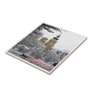 zBA004 SARAJEVO ORTHODOX CHURCH Bosnië-Herzegovina Tegeltje