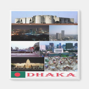 zBD004 DHAKA, Bangladesh, Azië, Fridge Magnet Magneet
