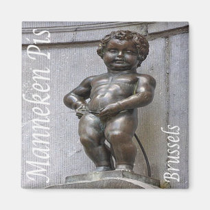 zBE046 MANNEKEN PIS Brussel Brussel, Fridge Magneet